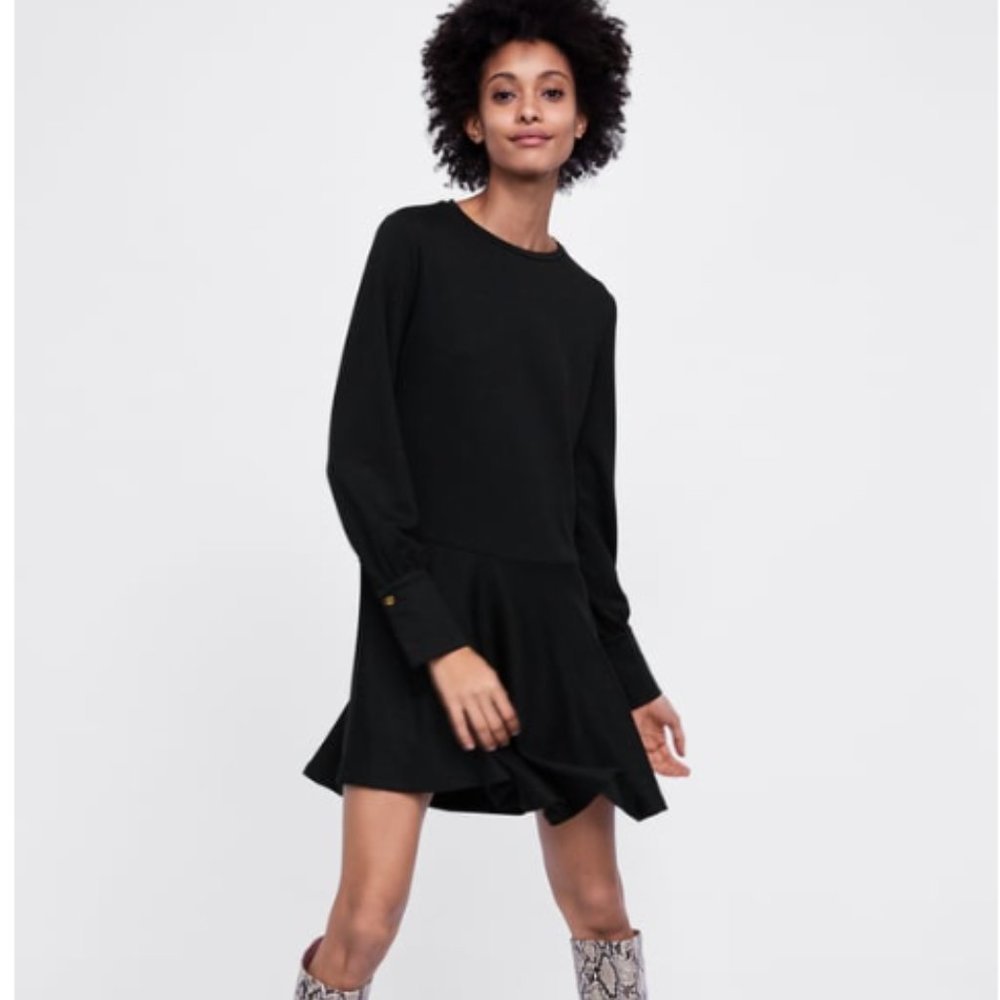 Zara Ruffled Dress (Small)